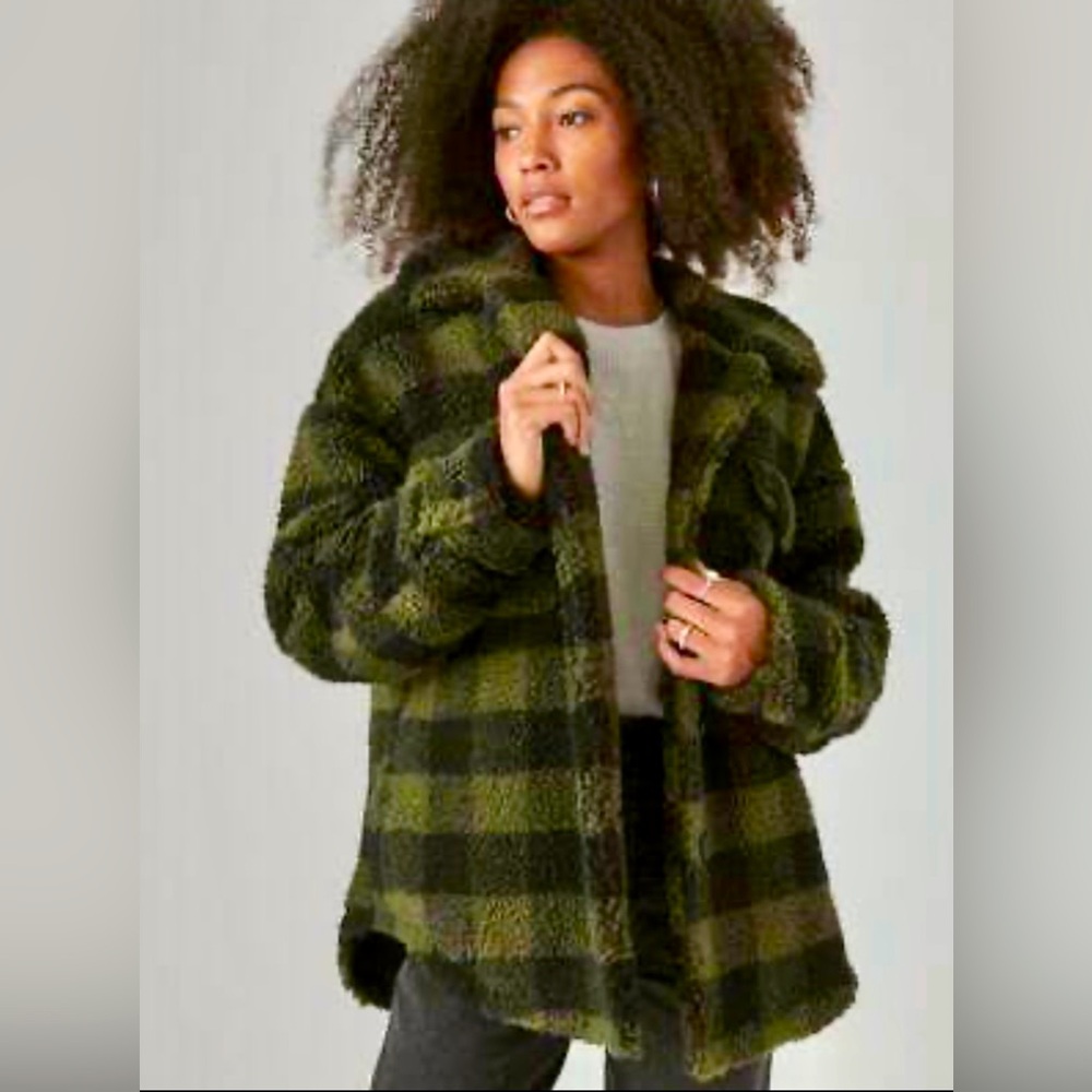 NWT Lucky 🍀 Brand Plaid Shacket